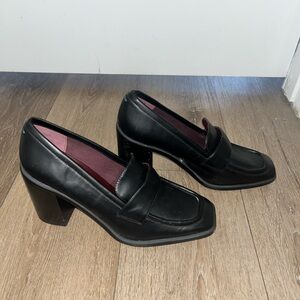 Franco Sorto size 9 1/2 black loafer. #francosorto #shoes